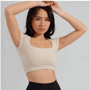 Buffbunny Butter Crop Bone Size L